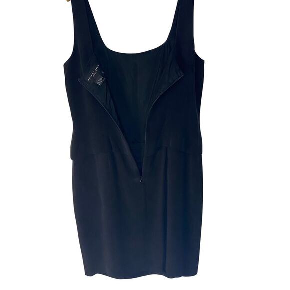 August Silk Black Tank Little Black Dress Size 12 Y2K Classic Whimsigoth Goth - Picture 12 of 15